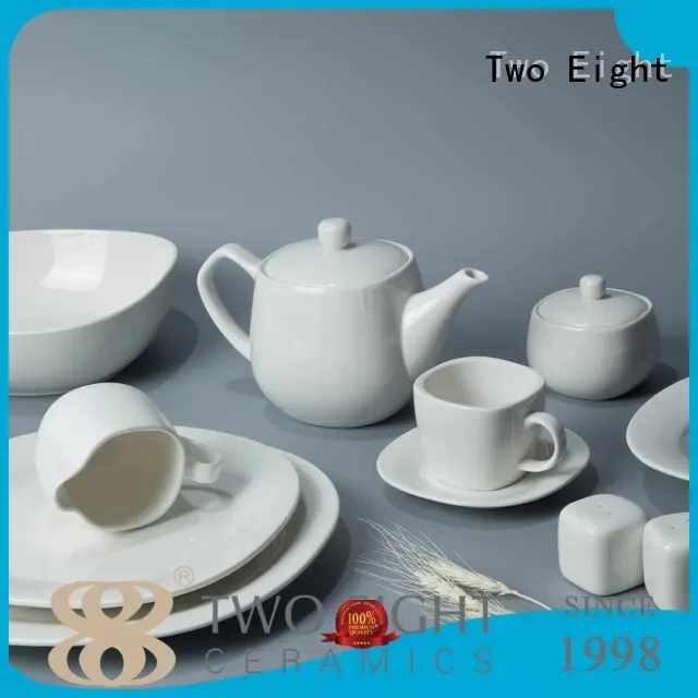 simply white porcelain plates Vietnamese from China for hotel 1