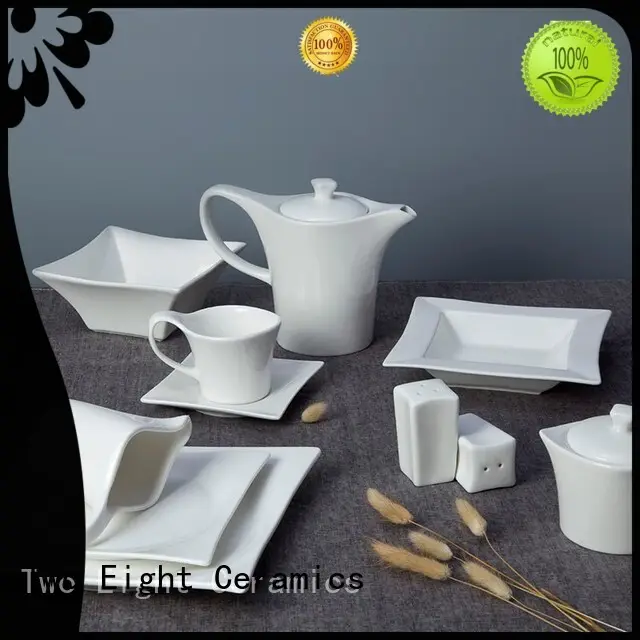 Two Eight smooth casual bone china dinnerware series for kitchen 1