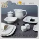 Two Eight rim white bone china dinnerware from China for bistro 1