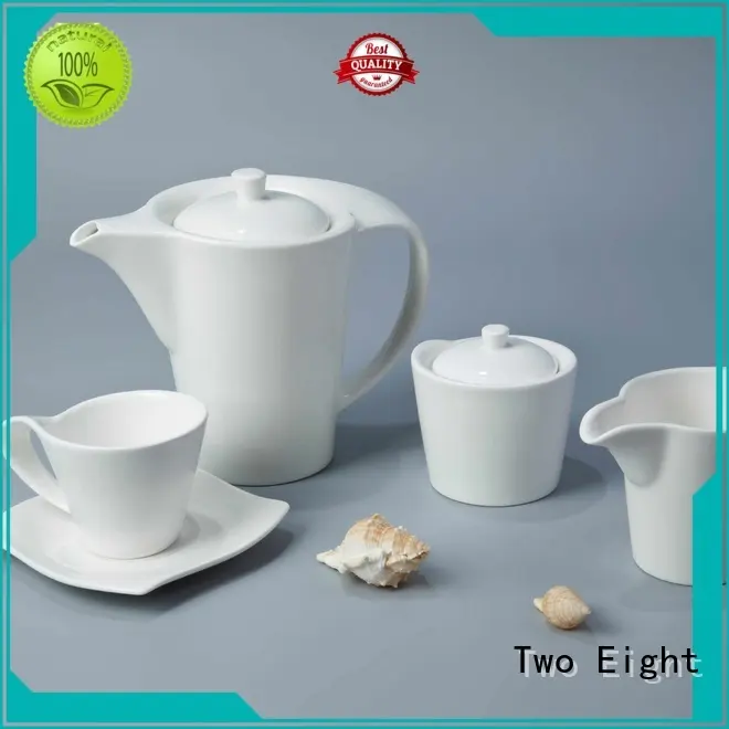 Two Eight German style white bone china dinnerware customized for kitchen 1