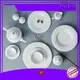 Two Eight Vietnamese white dinner plates manufacturer for restaurant 1