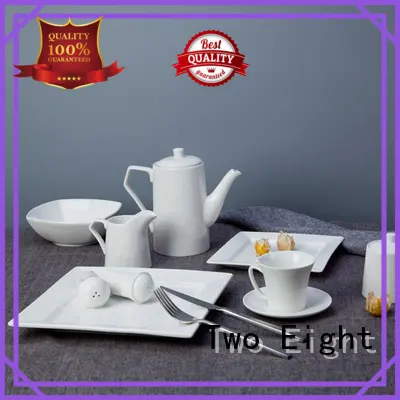Two Eight stock high quality porcelain dinnerware directly sale for bistro 1