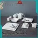Two Eight french style white porcelain platter from China for dinner 1