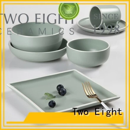 Two Eight vintage dinner plates manufacturers for hotel 1