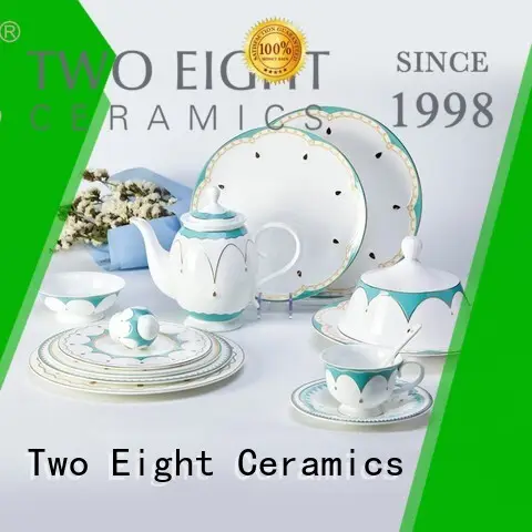 Two Eight fine bone china tea set for business for restaurant 1