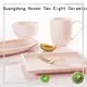 Two Eight ceramic dinnerware sets factory for hotel 1