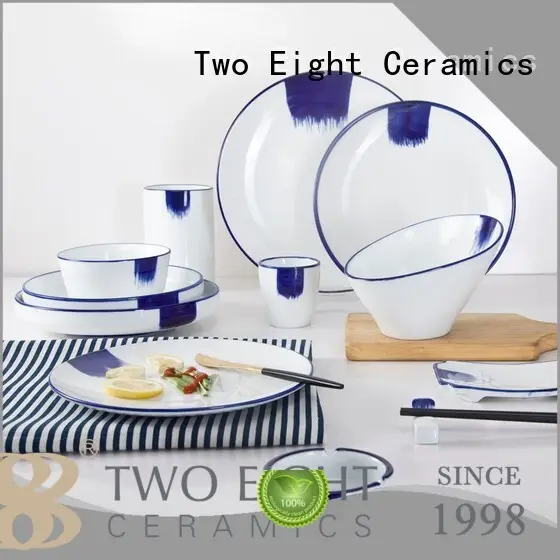 Two Eight New french porcelain dinnerware factory for hotel 1