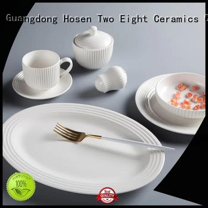 New restaurant plates and cutlery Supply for dinner 1