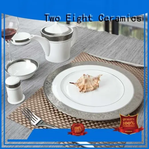 Two Eight fine porcelain dinnerware company for kitchen 1