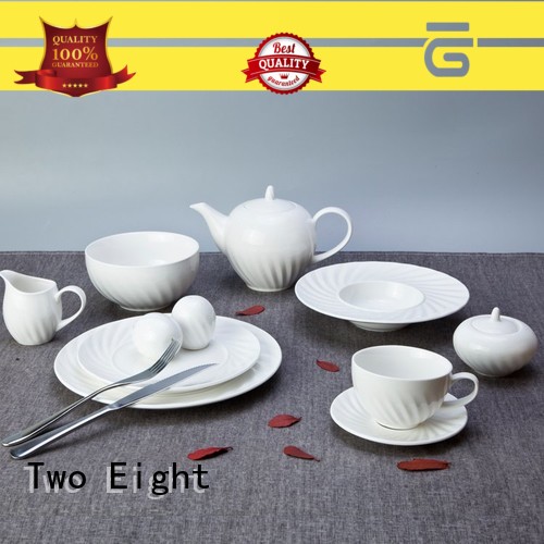 Wholesale white porcelain dinner plates manufacturers for hotel 1