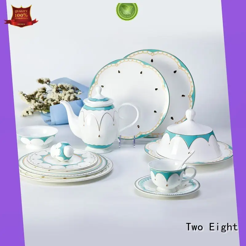 Two Eight Wholesale fine china tea sets manufacturers for hotel 1