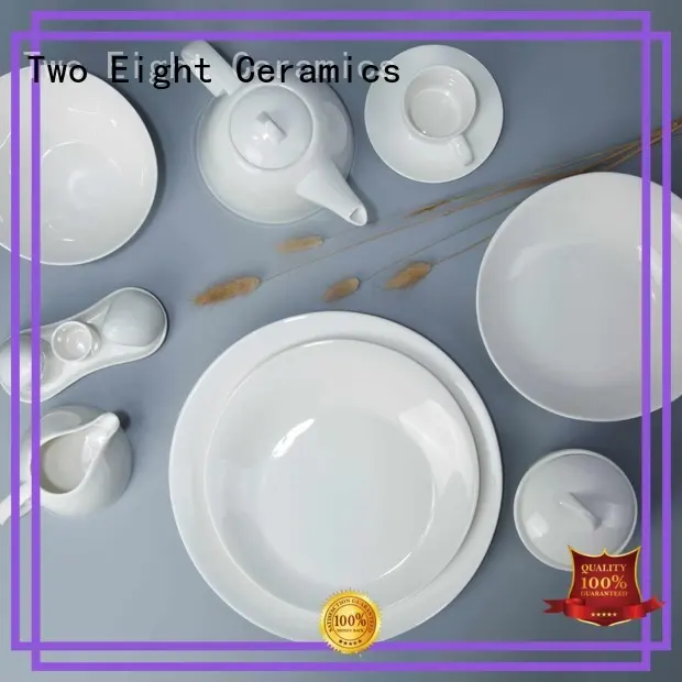 Two Eight High-quality white porcelain platter factory for kitchen 1