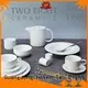 Two Eight white plate set factory for bistro 1