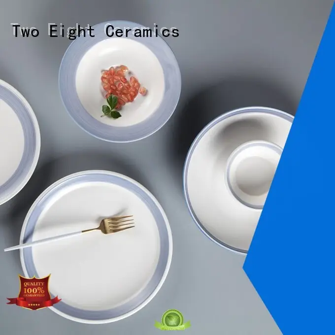 Two Eight restaurant plates and cutlery for business for hotel 1