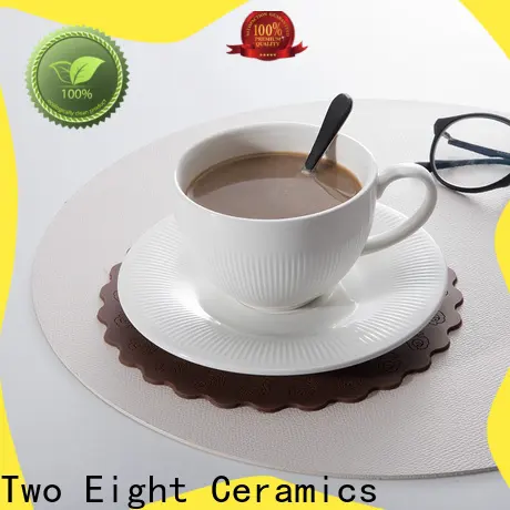 Two Eight Top blue coffee mugs for business for hotel 1