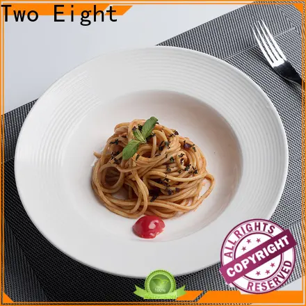 Two Eight Wholesale fine dinning plates Supply for dinner 1