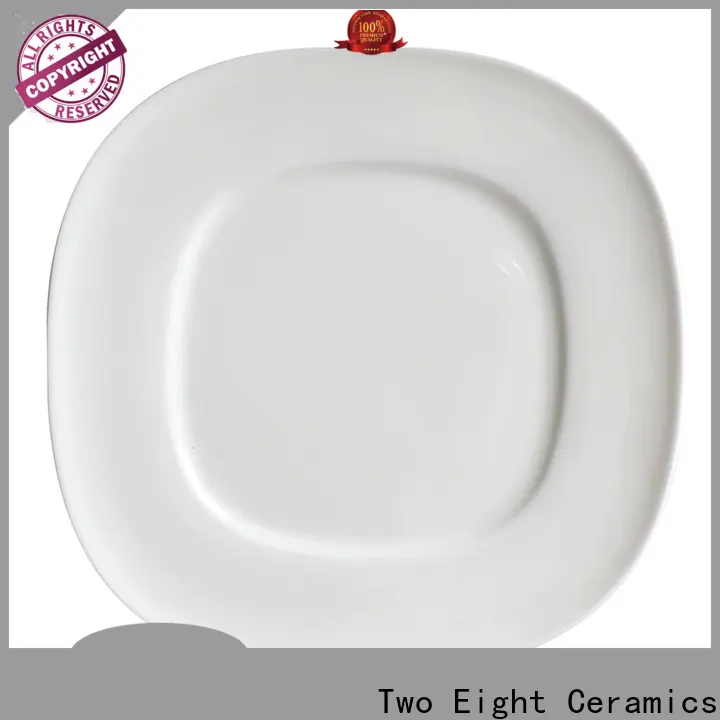 Two Eight Latest white ceramic dishes manufacturers for hotel 1