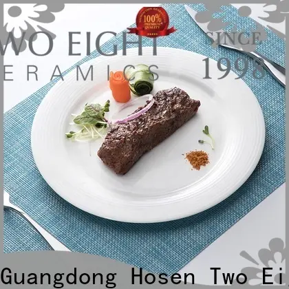 Wholesale ceramics white plate manufacturers for dinner 1