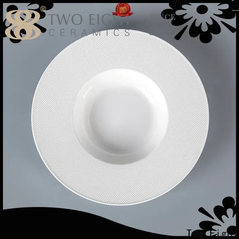 Two Eight oval ceramic bowl 1