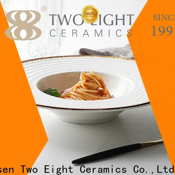 Two Eight dinnerplates company for bistro 1