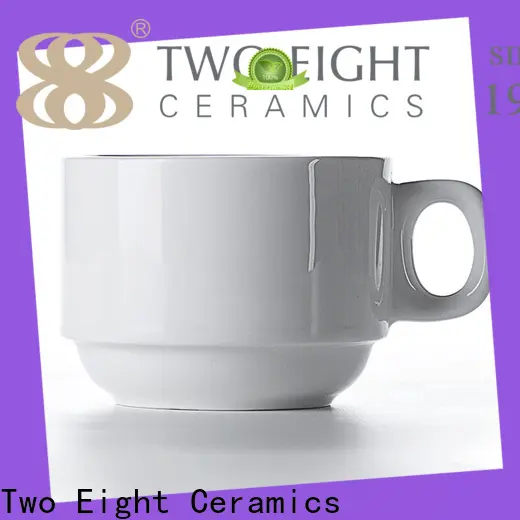 Two Eight glass coffee cups for business for bistro 1