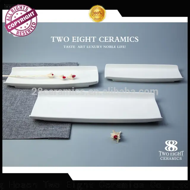 Two Eight High-quality modern plates for business for bistro 1
