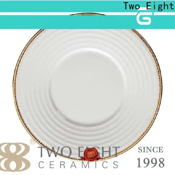 Two Eight ceramic square plate for business for dinner 1