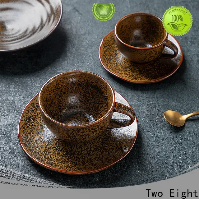 Two Eight porcelain coffee mugs factory for restaurant 1