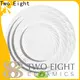 Two Eight crystal plates factory for dinner 1
