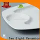 Custom pottery dinner plates Suppliers for bistro 1