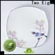 Wholesale personalized ceramic plates manufacturers for bistro 1
