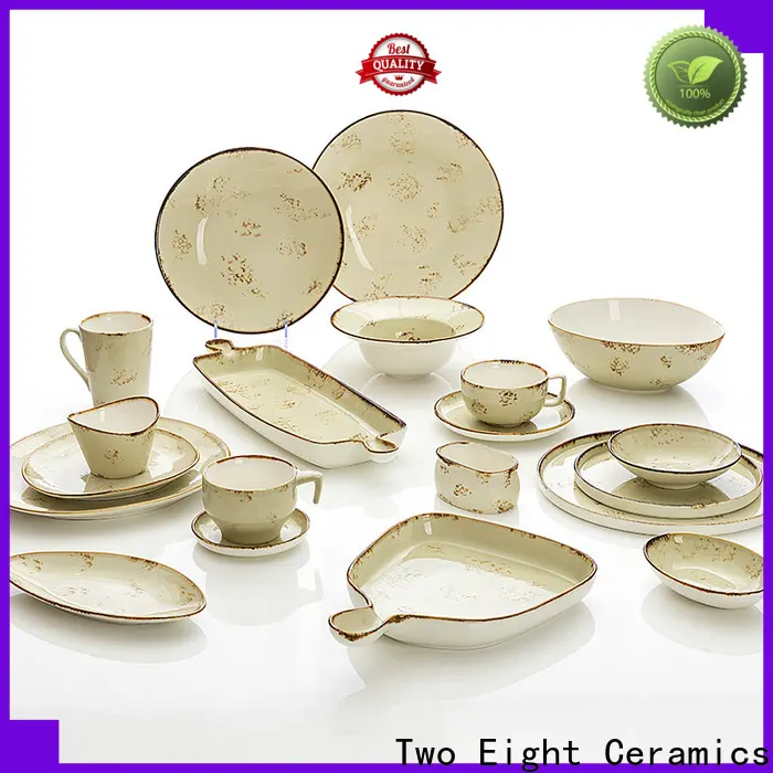 Two Eight Best diy ceramic plates factory for restaurant 1