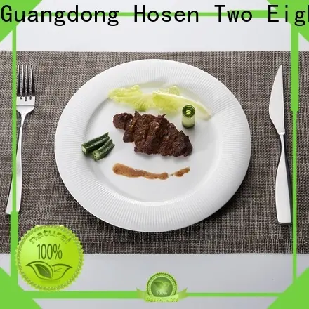 Two Eight hand painted pottery for business for dinner 1