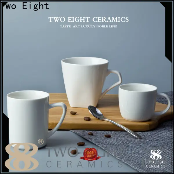 Two Eight High-quality porcelain coffee mugs factory for restaurant 1