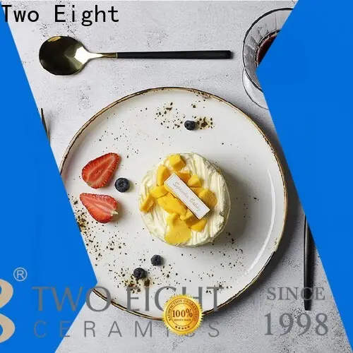 Two Eight moroccan ceramic plates for business for dinner 1