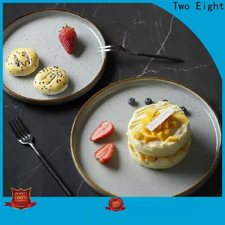 Two Eight Custom designer plates Suppliers for restaurant 1