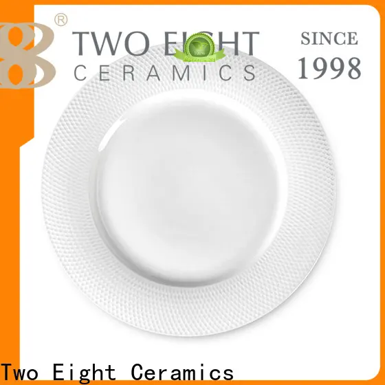 Two Eight Custom bone china plates for business for restaurant 1