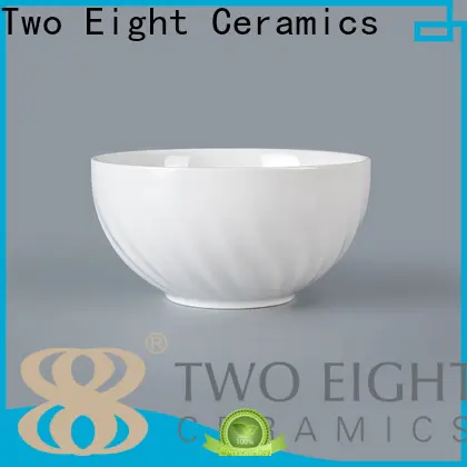 Two Eight white ceramic fruit bowl 1