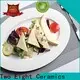 Wholesale flat white porcelain plate factory for dinner 1