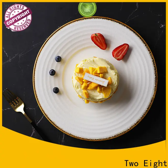 Two Eight Latest porcelain dinner plates for business for dinning room 1