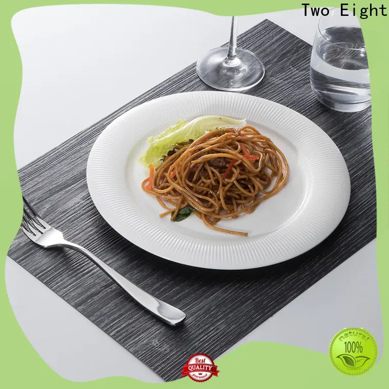Two Eight Custom assiette porcelaine manufacturers for restaurant 1