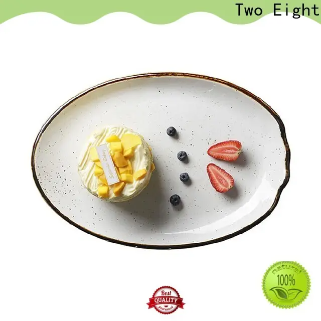 Two Eight ceramic rectangular plate manufacturers for bistro 1