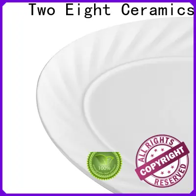 New plate porcelain white company for dinner 1