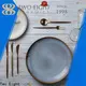 Two Eight ceramic restaurant plates for business for restaurant 1