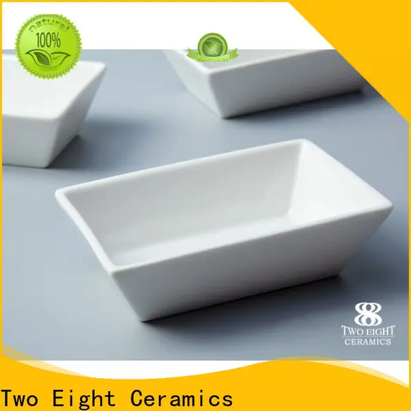 Two Eight square ceramic plates 1