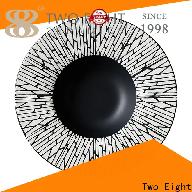 Two Eight cheap dinner plates for business for hotel 1