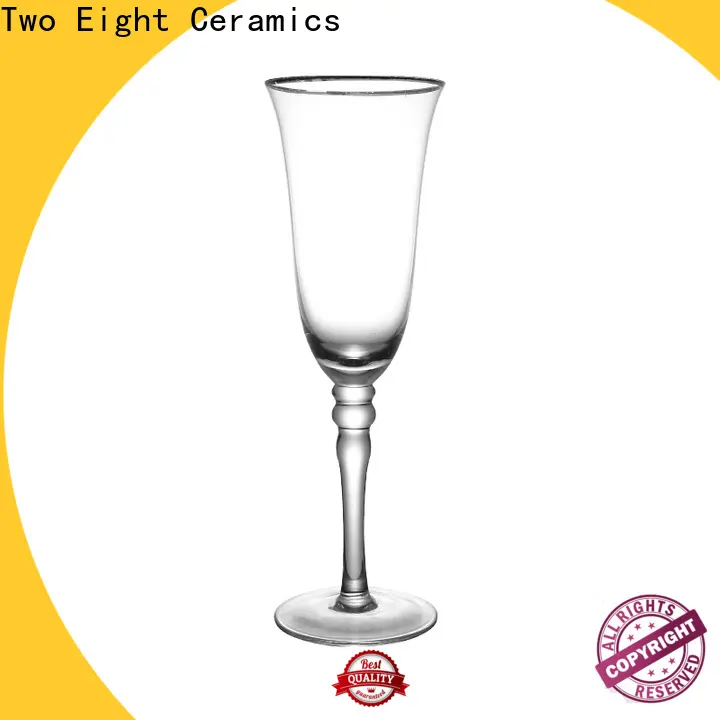 Two Eight red wine and white wine glasses factory for bistro 1