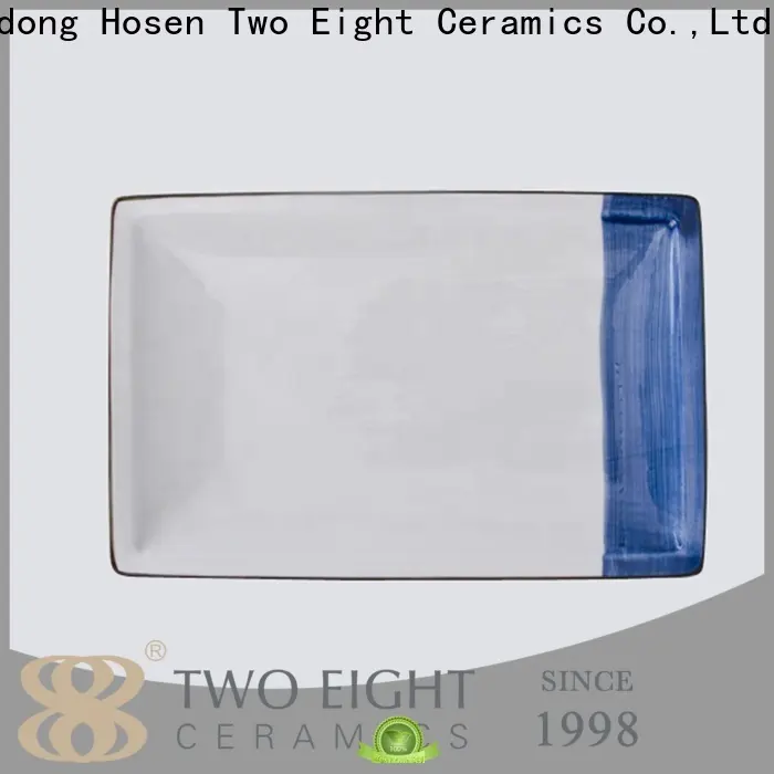 Two Eight High-quality handmade pottery dishes for business for bistro 1