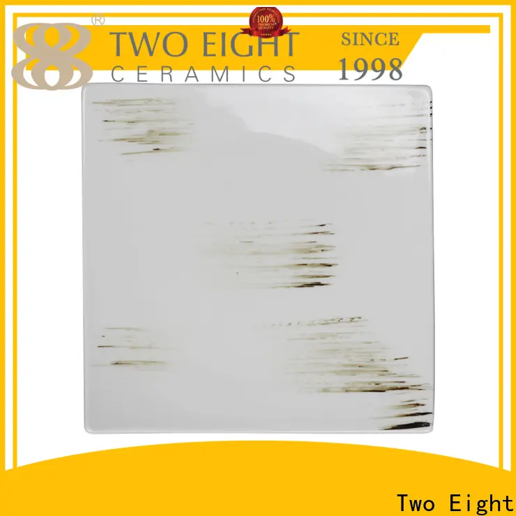 Two Eight stoneware plates for business for kitchen 1