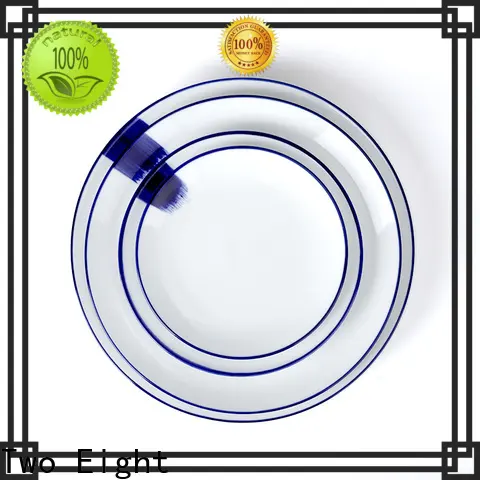 New white pottery plates Supply for restaurant 1